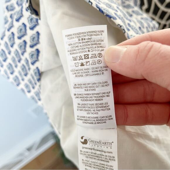 Boden Geometric Pencil Skirt Sz 8 - Picture 7 of 9